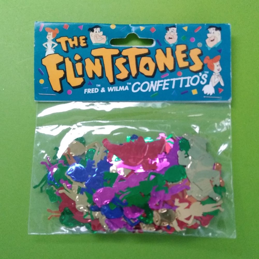 Vintage 1996 The Flintstones Confettio's